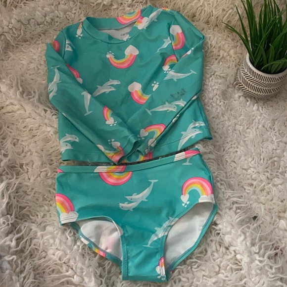 k6 Carters Toddlers Rashguard Set 24m - Picture 1 of 2